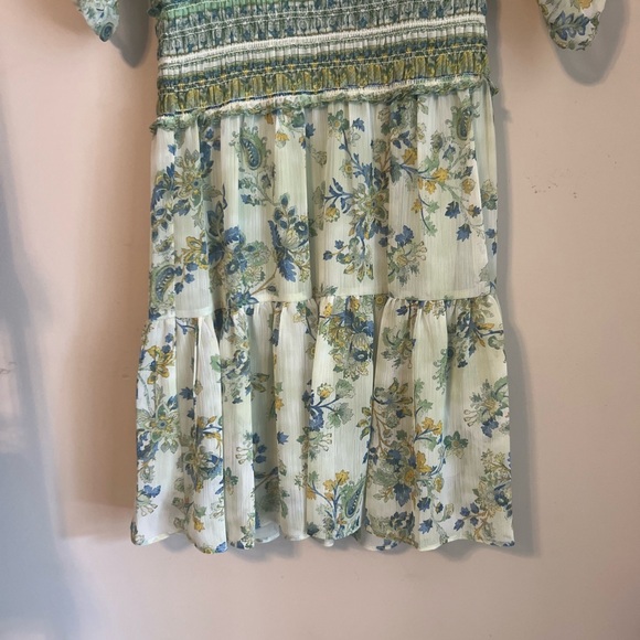 Taylor Three Quarter Sleeve Floral Dress Sz S - Picture 6 of 16